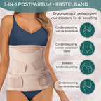 Postpartum Recovery Belt Triple-Zone Breathable Adjustable