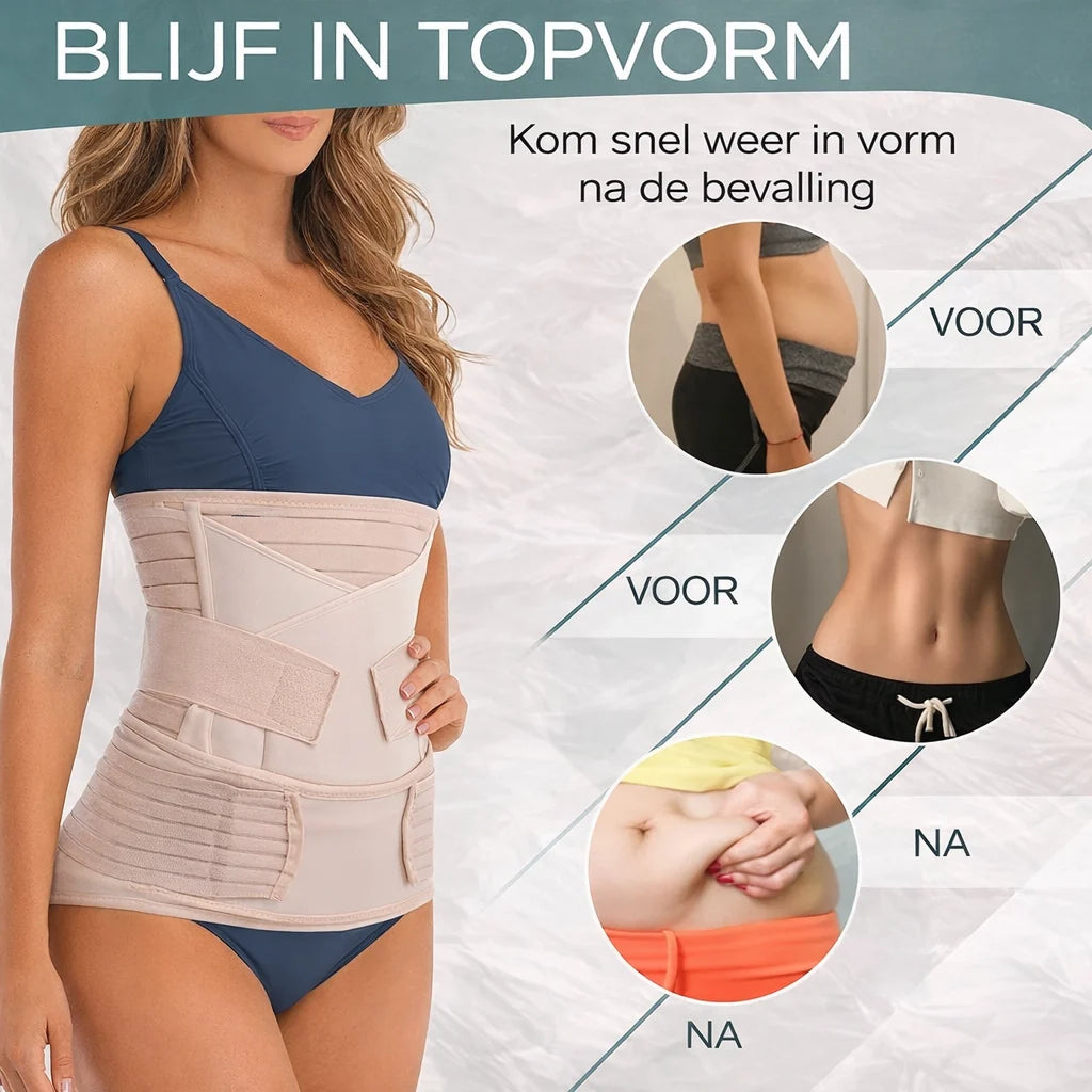 Postpartum Recovery Belt Triple-Zone Breathable Adjustable