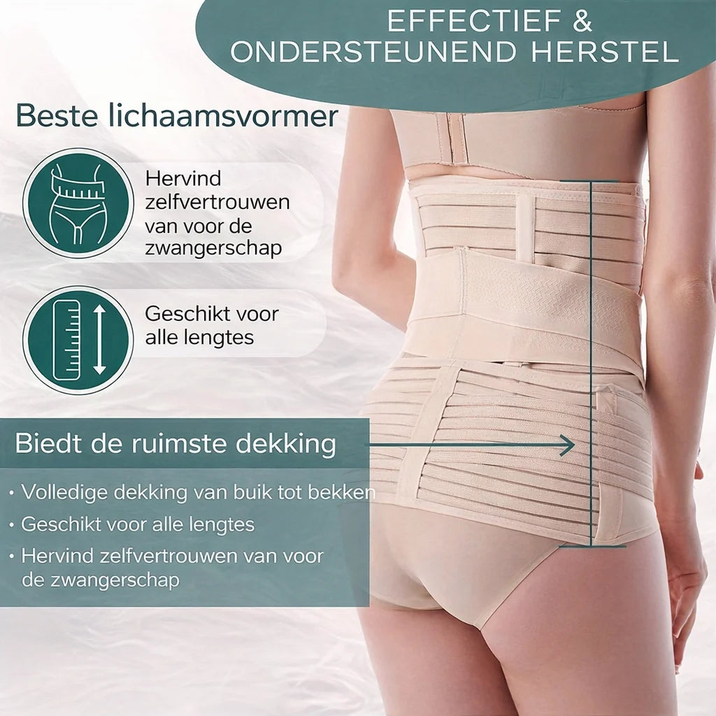 Postpartum Recovery Belt Triple-Zone Breathable Adjustable