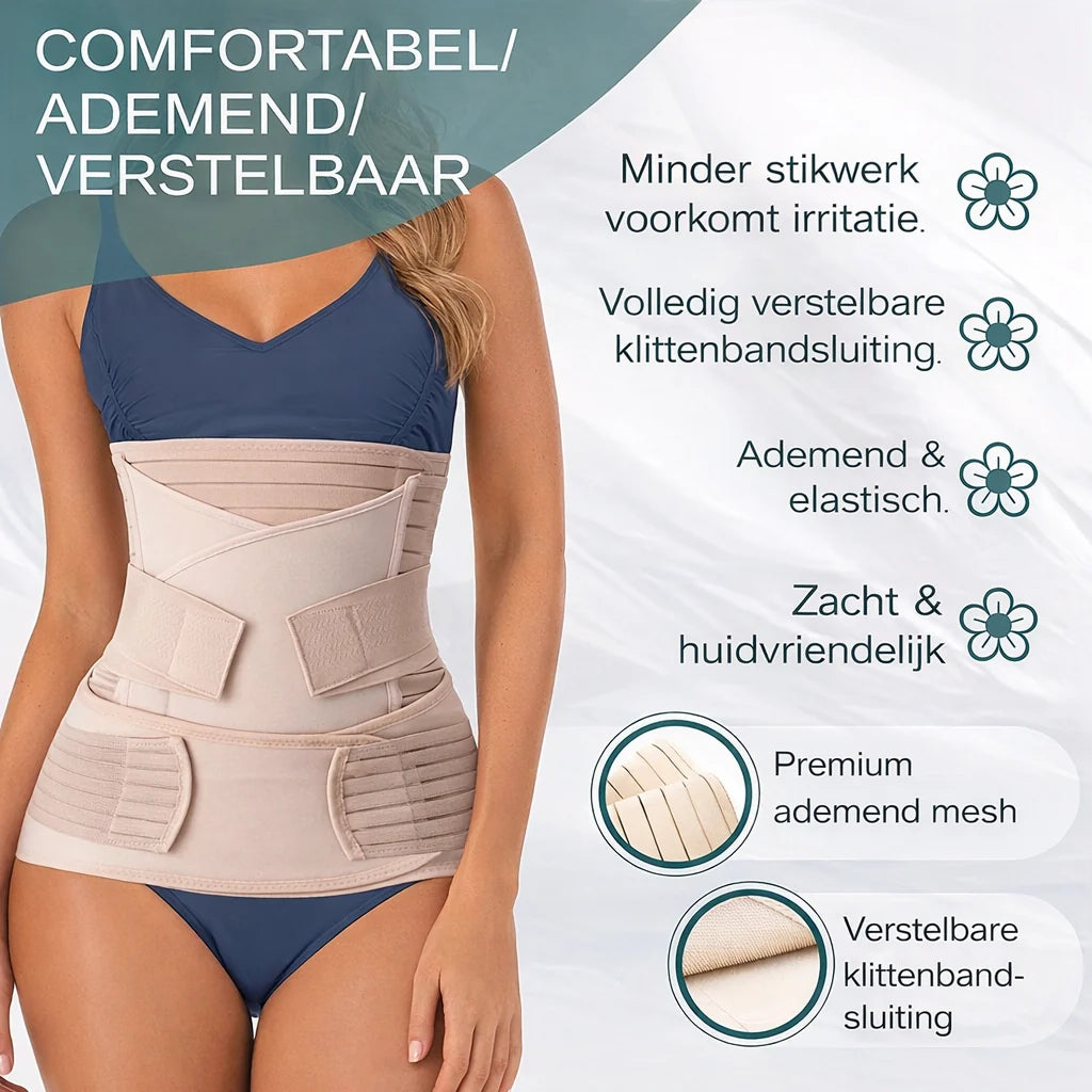 Postpartum Recovery Belt Triple-Zone Breathable Adjustable