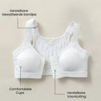 Posture Corrective Bra Front Closure & Crossed Back Straps