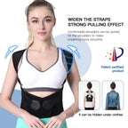 Posture Corrector Adjustable Breathable Back Support Padded Straps
