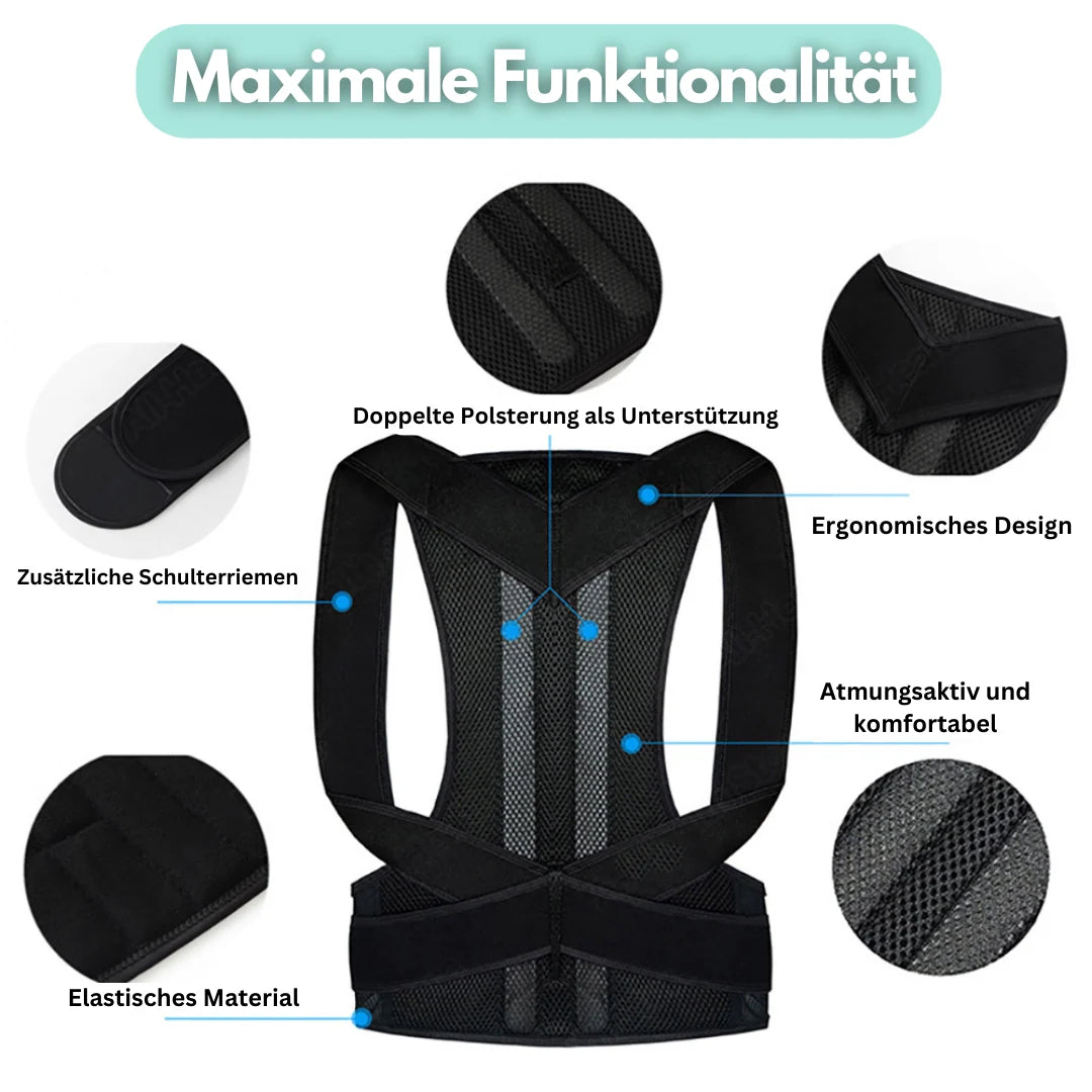 Posture Corrector Adjustable Breathable Discreet