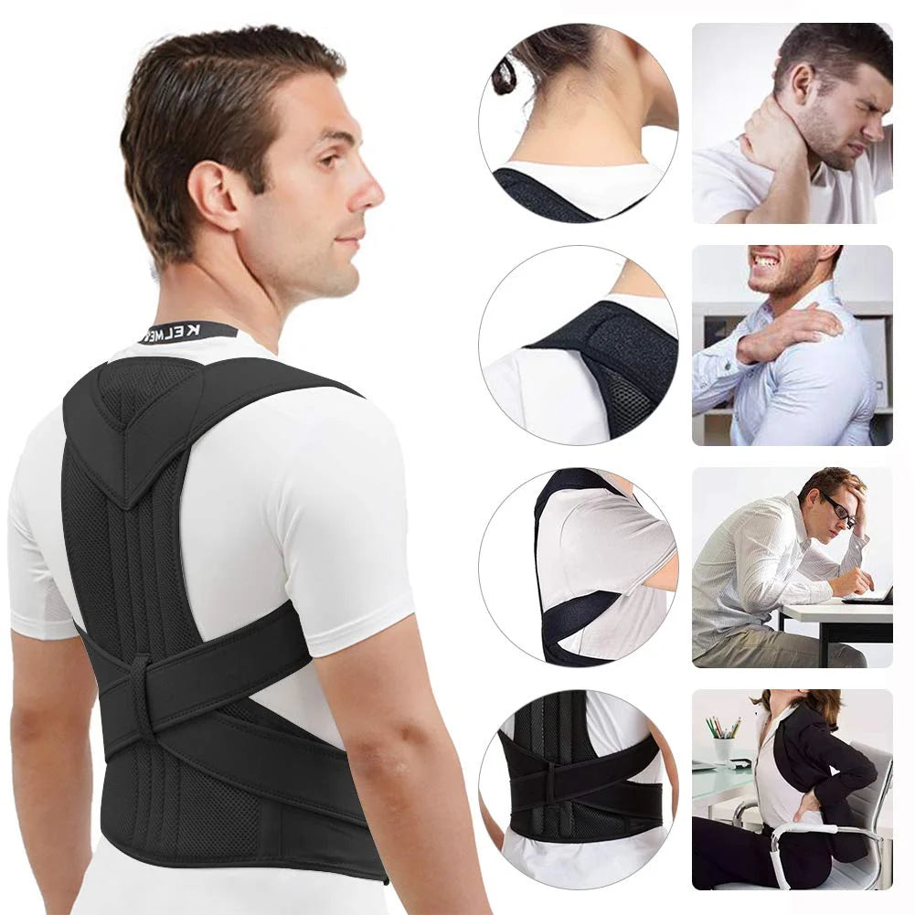 Posture Corrector Adjustable Breathable Discreet