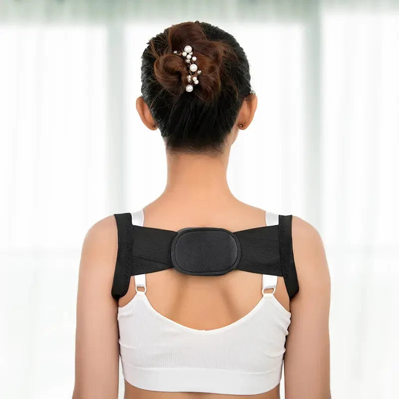 Posture Corrector Adjustable Breathable Fabric Back Brace