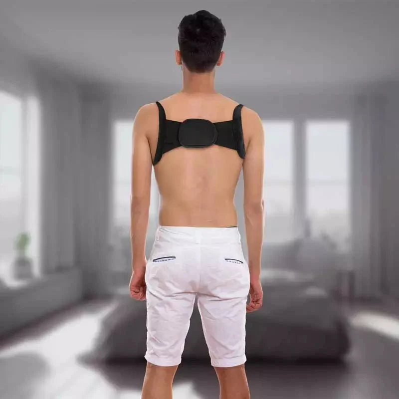 Posture Corrector Adjustable Breathable Fabric Back Brace