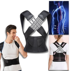 Posture Corrector Adjustable Dual-Strap Breathable Upper & Lower Back