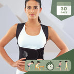 Posture Corrector Adjustable Dual-Strap Breathable Upper & Lower Back