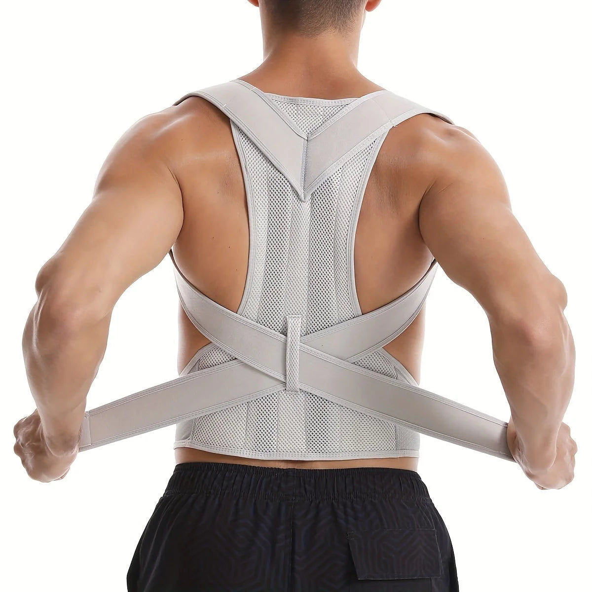 Posture Corrector Adjustable Lumbar Support Breathable Mesh