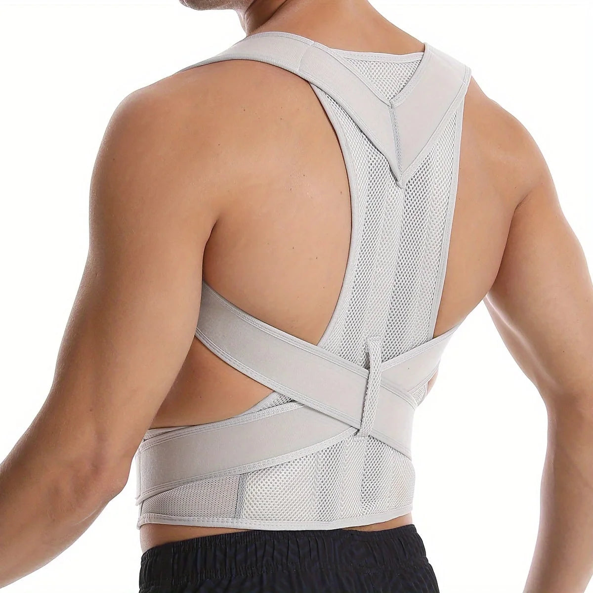 Posture Corrector Adjustable Lumbar Support Breathable Mesh