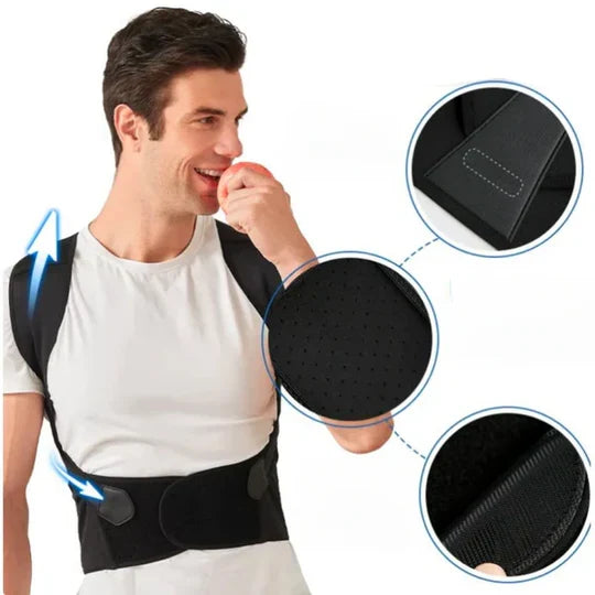 Posture Corrector Adjustable Neck & Back Support