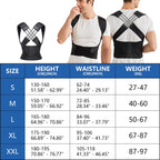 Posture Corrector Adjustable Support Straps Breathable Discreet