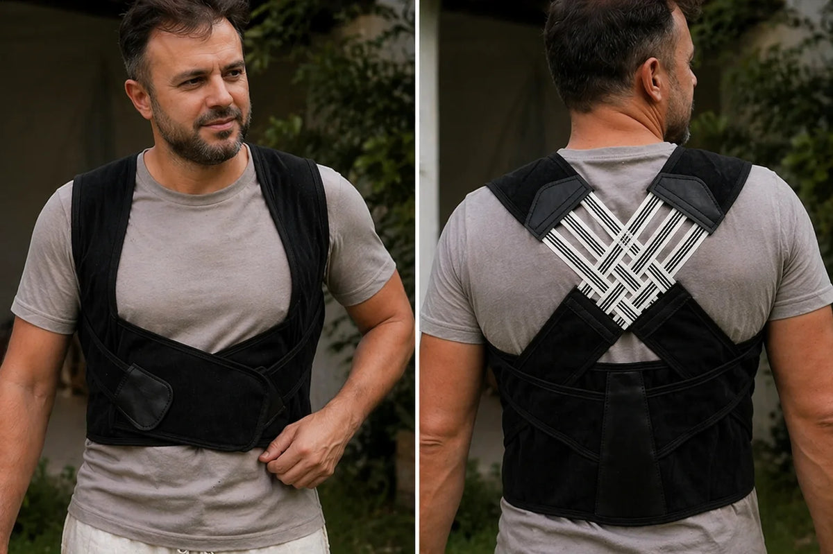 Posture Corrector Adjustable X-Back Breathable Neoprene