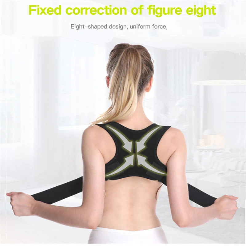 Posture Corrector Back & Shoulder Support Adjustable Breathable