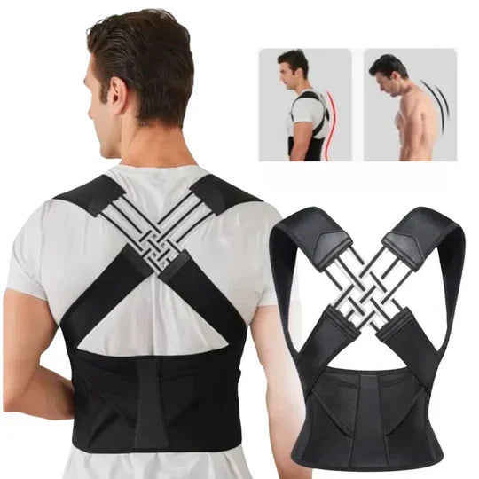 Posture Corrector Brace Adjustable Discreet Neck & Back Relief