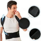 Posture Corrector Brace Adjustable Discreet Neck & Back Relief