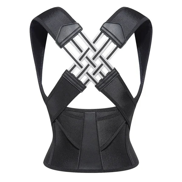 Posture Corrector Brace Adjustable Straps Discreet Under Clothing