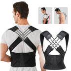 Posture Corrector Brace Adjustable Straps Discreet Under Clothing