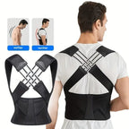 Posture Corrector Crossed Shoulder Support Adjustable Invisible