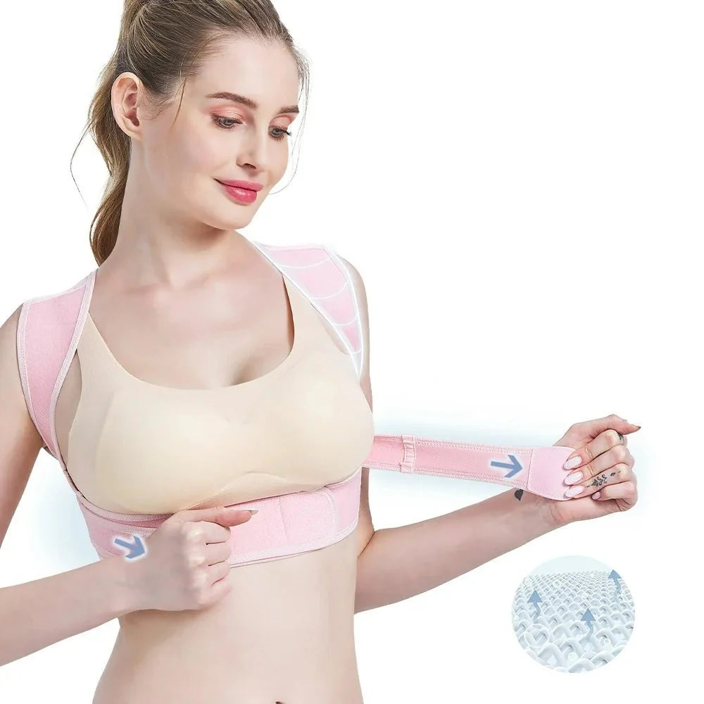 Posture Corrector Lightweight Breathable Mesh & Adjustable Straps