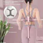 Posture Stick Adjustable Stainless Steel Foam-Padded