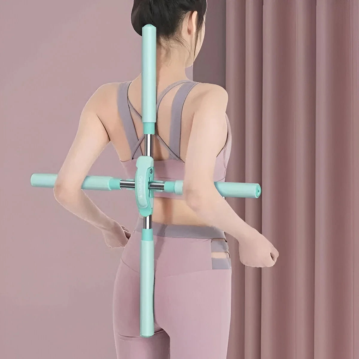 Posture Stick Adjustable Stainless Steel & Foam Padding