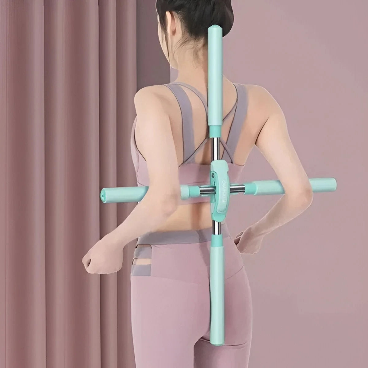 Posture Stick Adjustable Stainless Steel & Foam Padding
