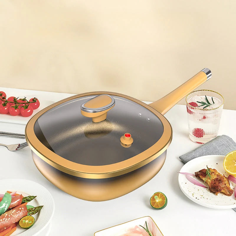 Pot Nonstick Titanium Ceramic 11 Inch Induction Compatible