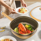 Pot Nonstick Titanium Ceramic 11 Inch Induction Compatible