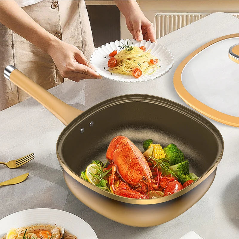 Pot Nonstick Titanium Ceramic 11 Inch Induction Compatible
