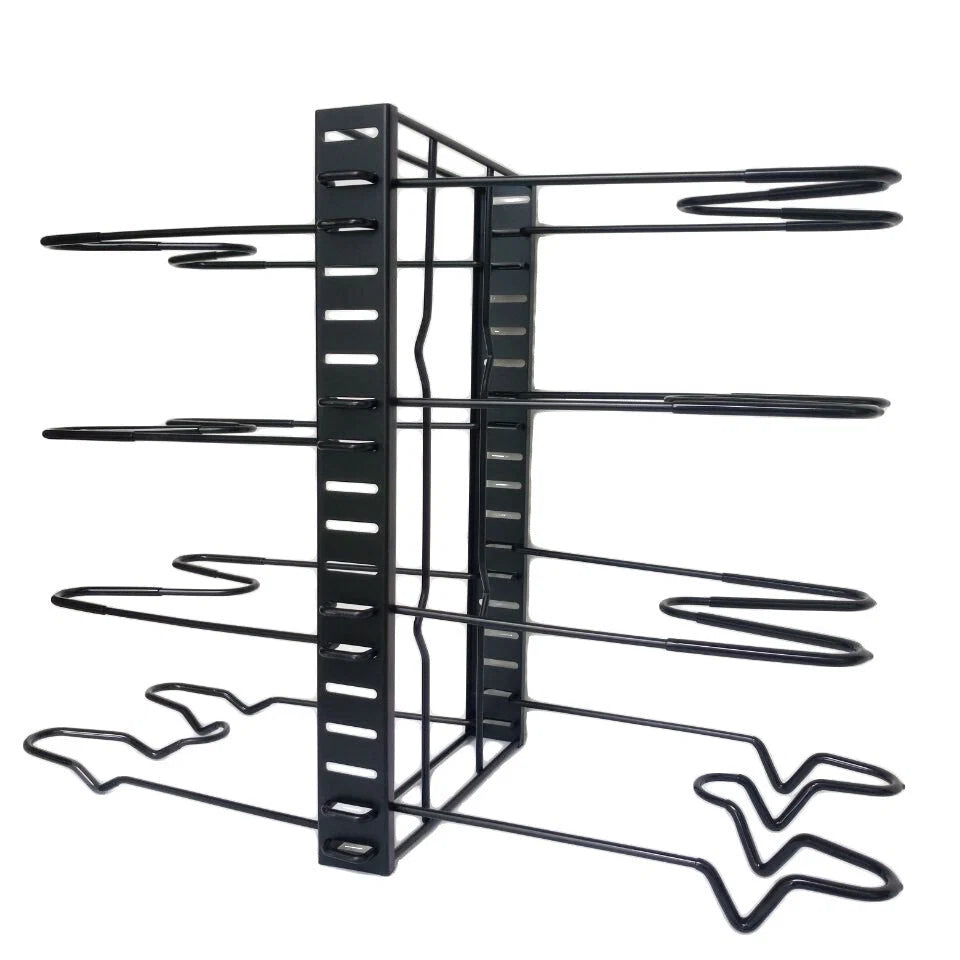 Pot & Pan Organizer 8-Tier Adjustable Rust-Resistant Iron
