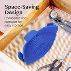Pot Strainer Clip-On Silicone Rated 440°F Dishwasher Safe