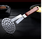 Potato Masher Stainless Steel Ergonomic Wooden Handle