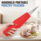 Poultry Plucker Handheld Rotating Rubber Fingers Rechargeable & Mains