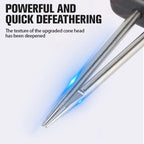 Poultry Plucker Handheld Rotating Rubber Fingers Rechargeable & Mains