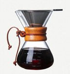 Pour-Over Coffee Set Borosilicate Glass Precision Pour Spout