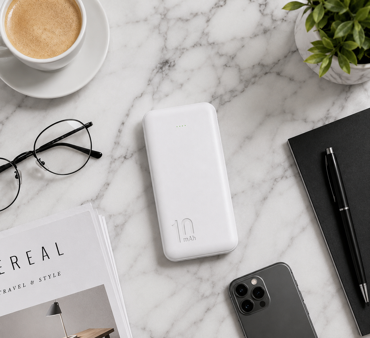 Power Bank 10000mAh Fast Charging USB-C & USB-A
