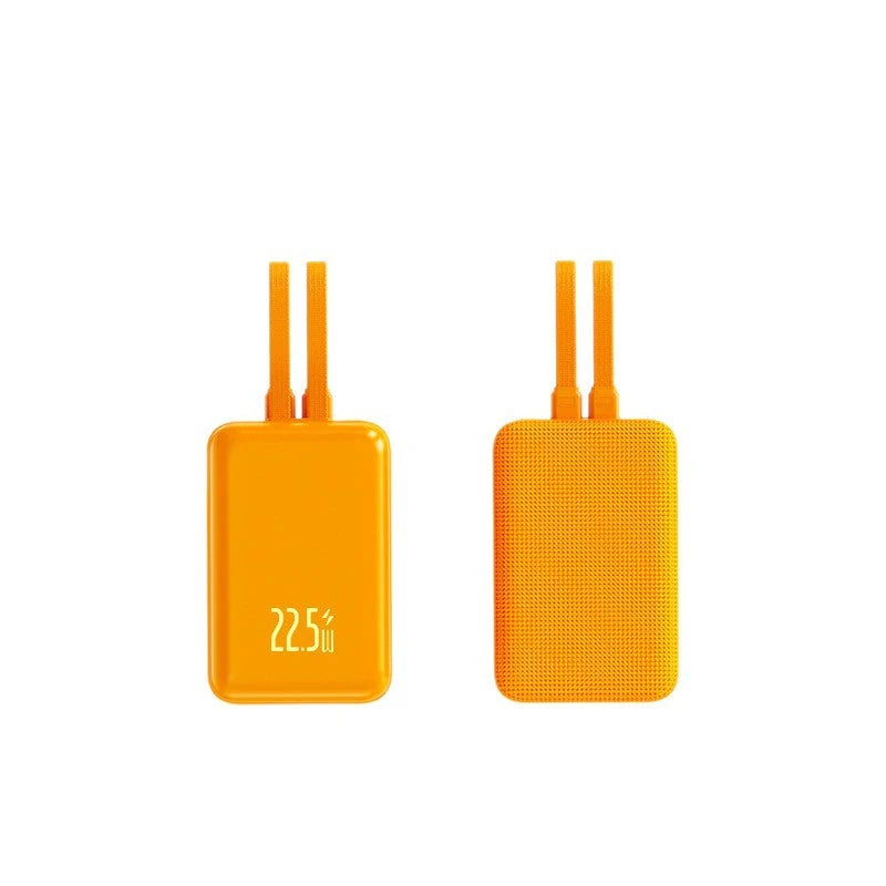Power Bank 22.5W Fast Charging Integrated Cables