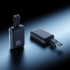 Power Bank 22.5W Fast Charging Integrated Cables