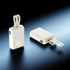 Power Bank 22.5W Fast Charging Integrated Cables