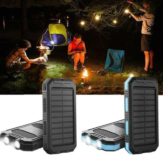 Power Bank 500,000 mAh Solar Dual USB LED