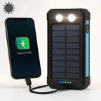 Power Bank 500,000 mAh Solar Dual USB LED
