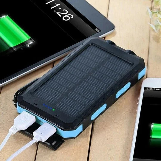 Power Bank 500,000 mAh Solar Dual USB LED