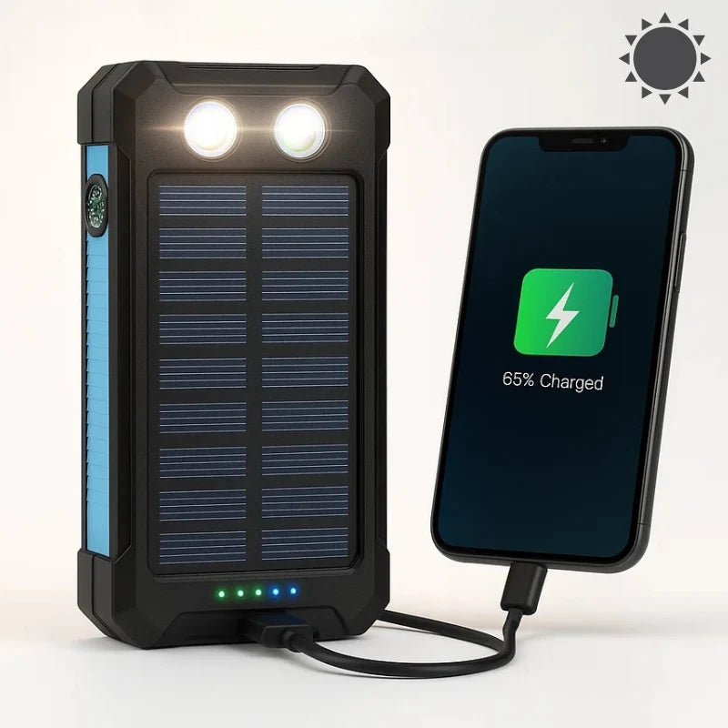 Power Bank 500000mAh Solar Dual USB