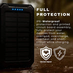 Power Bank 500000mAh Solar Dual USB
