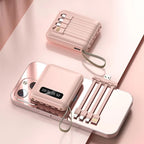 Power Bank Built-In Cables & Digital Display