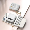 Power Bank Built-In Cables & Digital Display