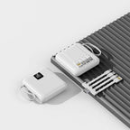 Power Bank Built In Cables Intelligent LCD High Capacity
