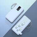 Power Bank Built-In Cables & Smart Charging