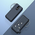 Power Bank Built-In Cables & Smart Charging